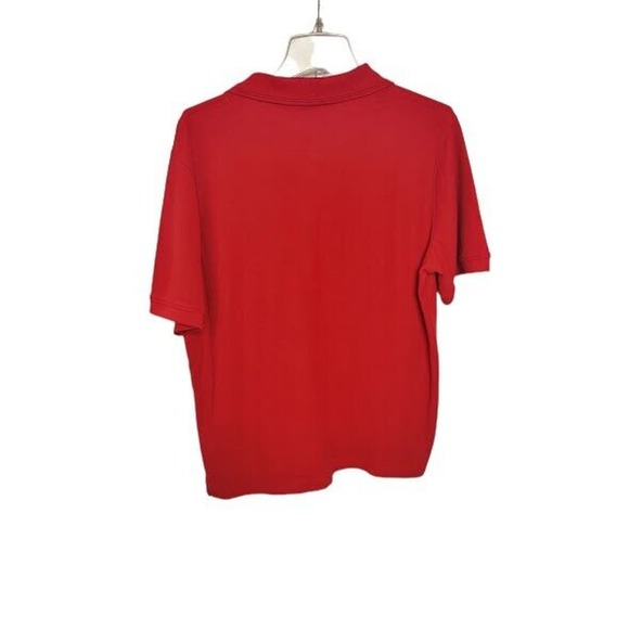 Turtle Bay New York‎ Men's Red Short Sleeve Polo Shirt Size L - Picture 5 of 7